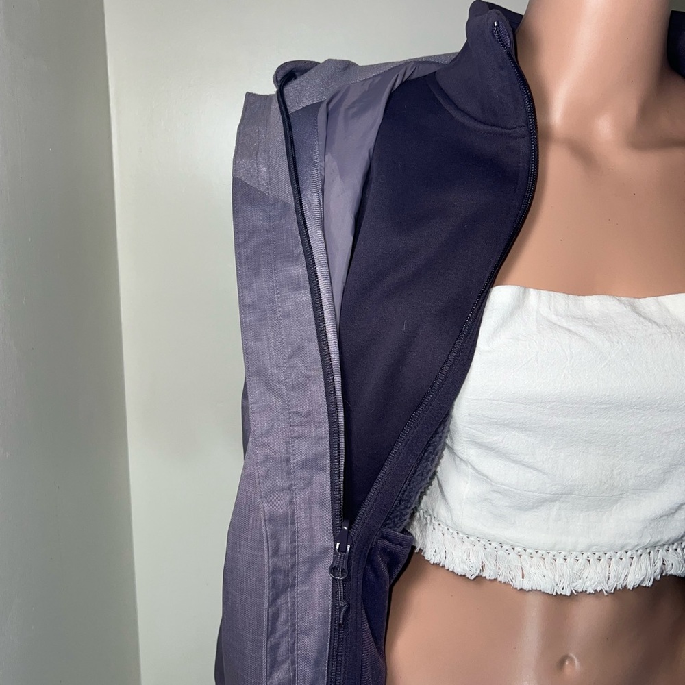 2/$30 💜 Under Armour 2 in 1 winter jacket Removable Fleece Lining - Picture 7 of 15